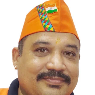 Orange Tiranga Topi